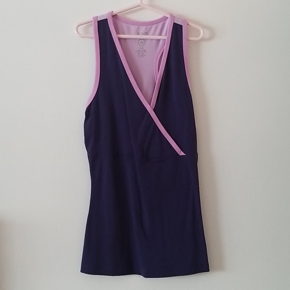 Purple workout tank